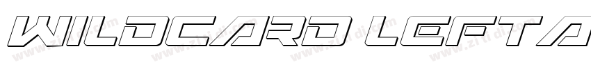 Wildcard Leftalic字体转换